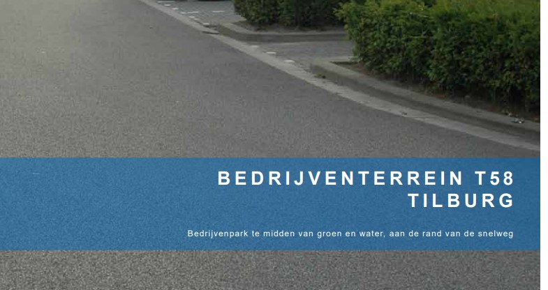 Rapport over de ontwikkeling van bedrijventerrein T58